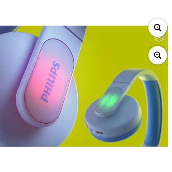 Philips K4206 Kids Wireless on-Ear Headphones with Parental Controls, (NWT) - Picture 8 of 11